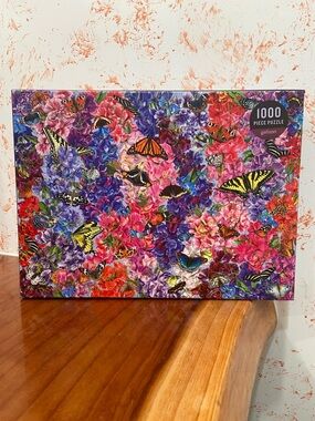 Galison Butterflies In The Sweet Peas - 1000 Piece Puzzle